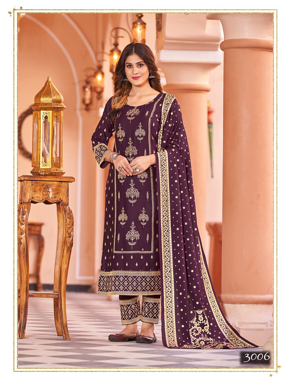Nykaa Vol 3 Rayon Gold Printed Kurti With Bottom Dupatta Wholesale Price In Surat
